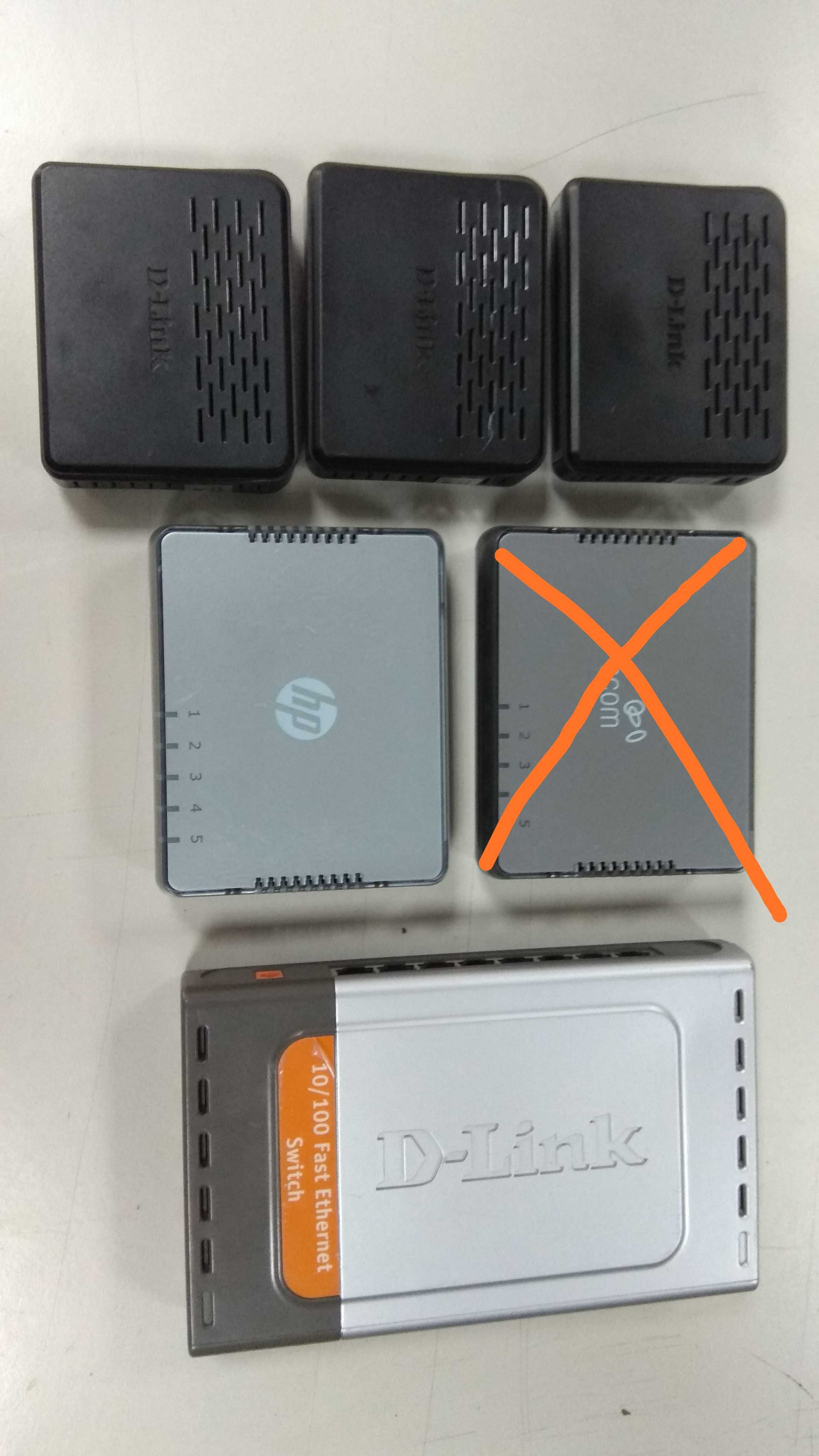 Коммутатор dlink, 3com