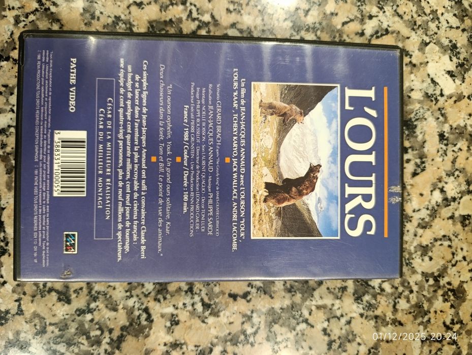 VHS originais em francês