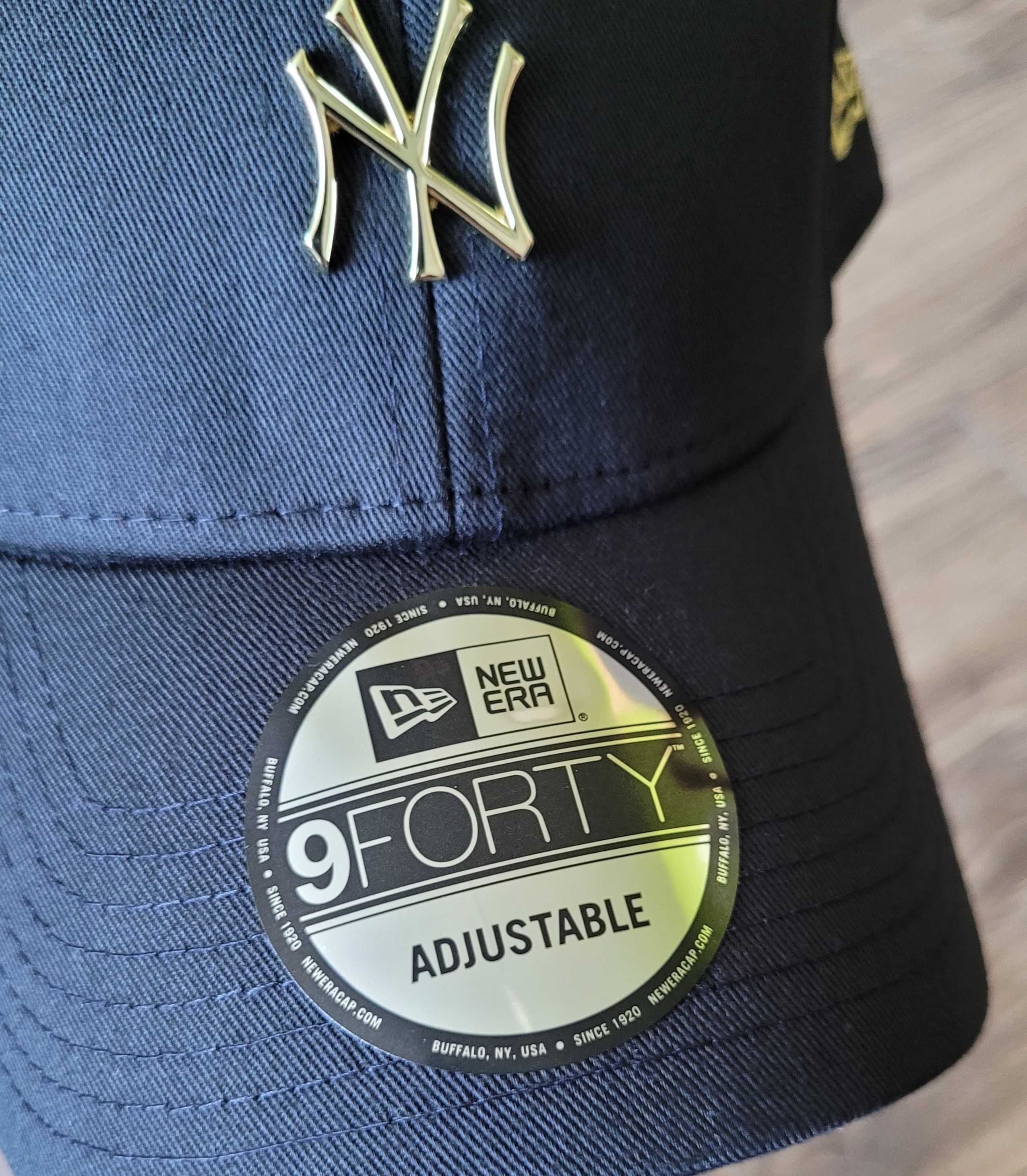 czapka z daszkiem New Era 9Forty NY New York Yankees MLB czarna NOWA