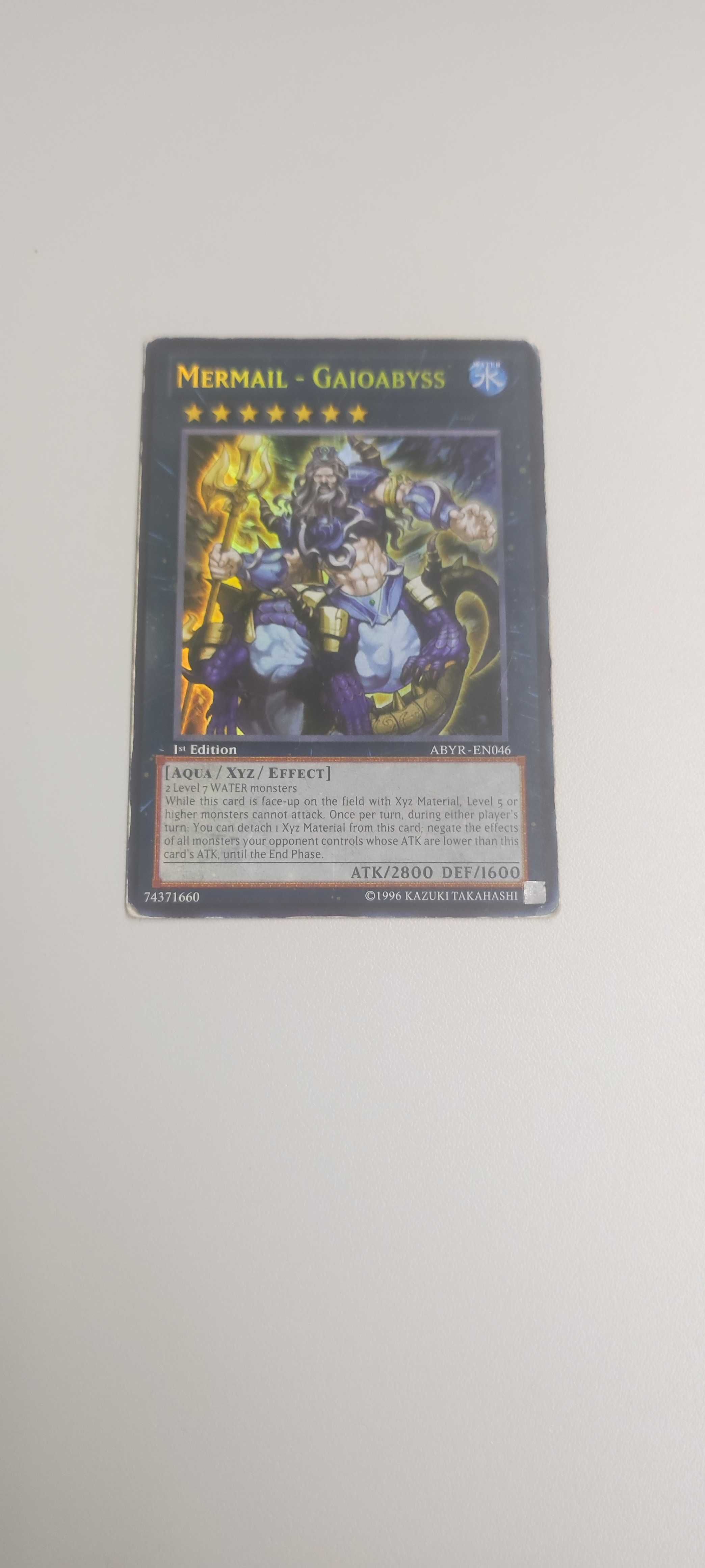 carta yu gi oh Mermail Abyssgaios