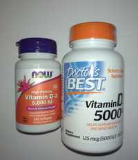 Вітамін Д3 dr Best 5000 360 капсул