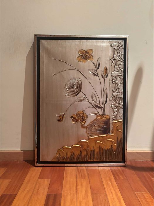 Quadros Decorativo Floral com Moldura Elegante