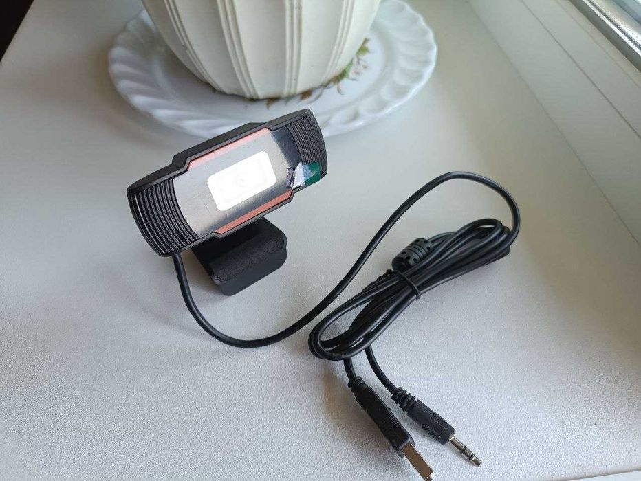 Вебкамера з мікрофоном WebCam HD 720P Black/Orange