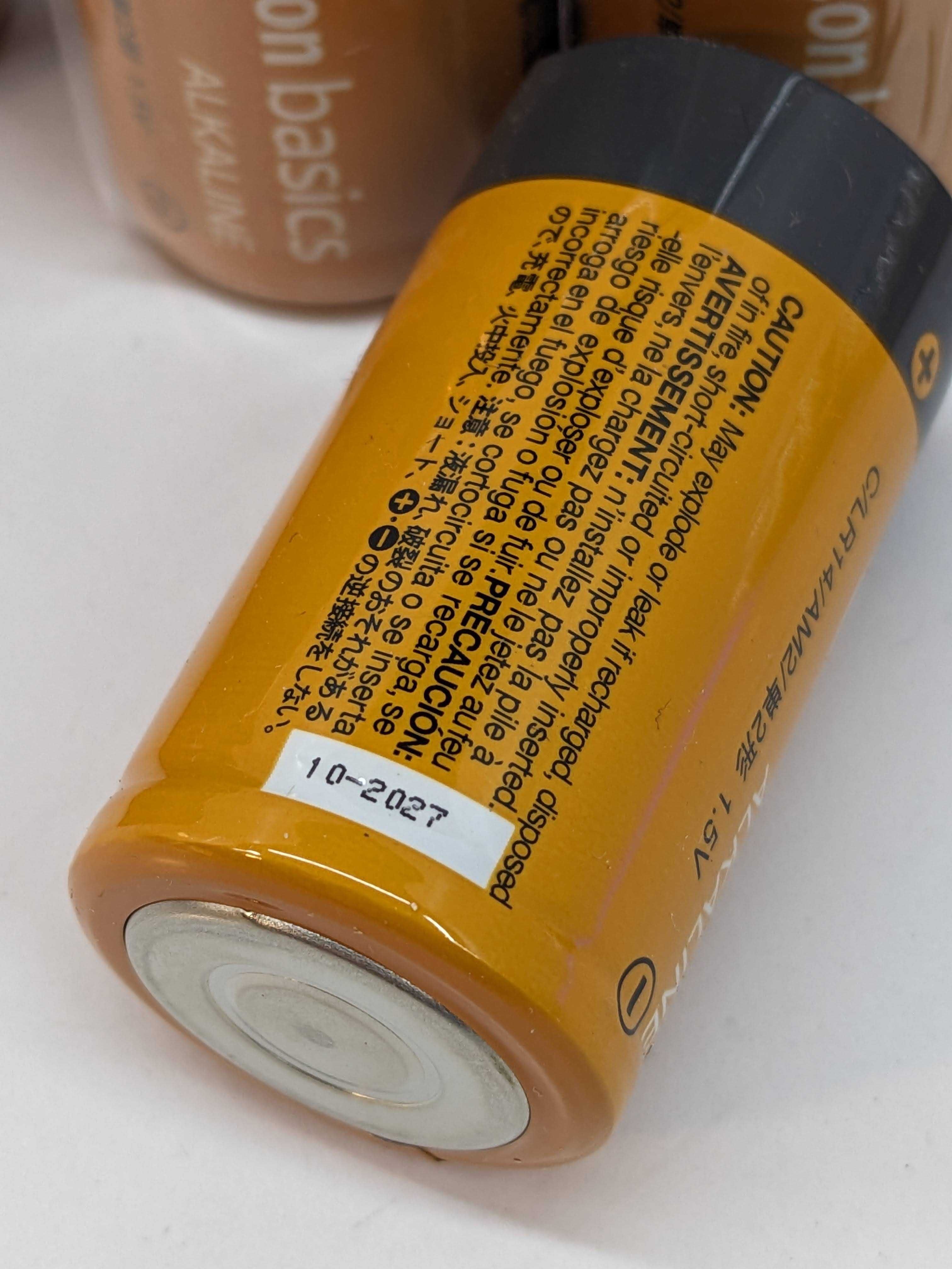 Якісні батарейки Amazon basics Alkaline типорозмір С (LR14) (AM2)