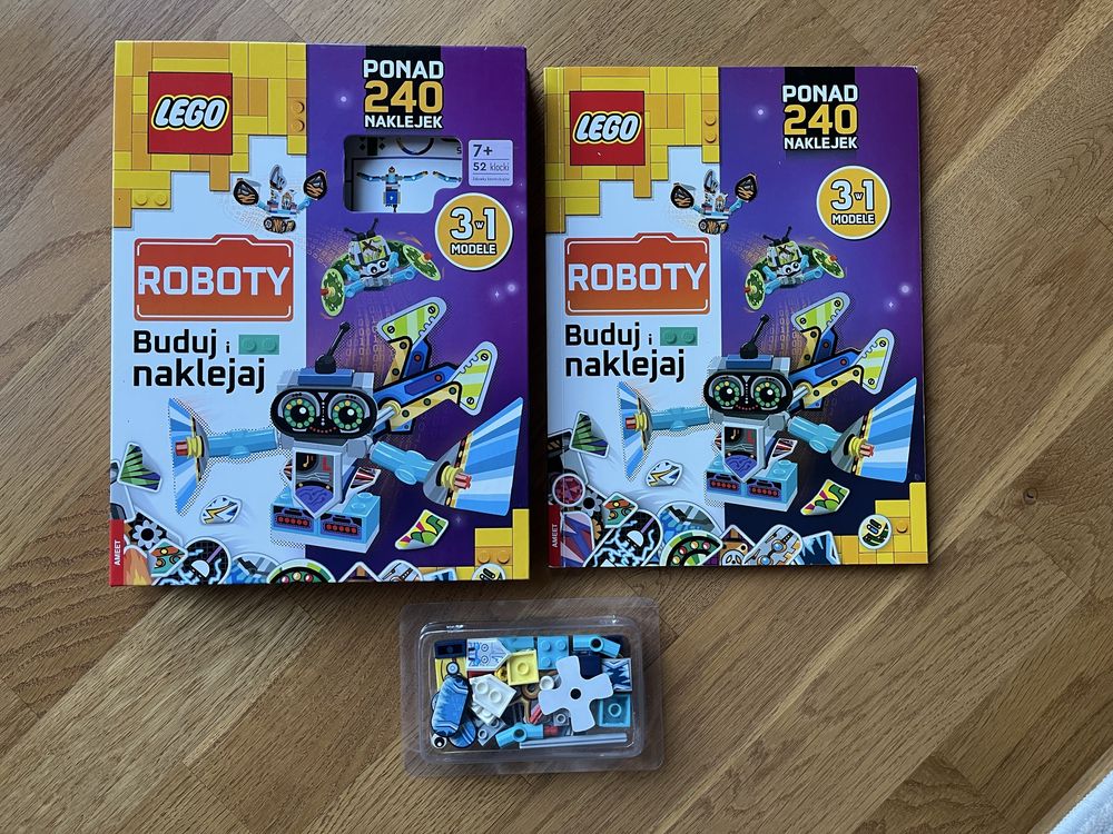 Lego Roboty buduj i naklejaj