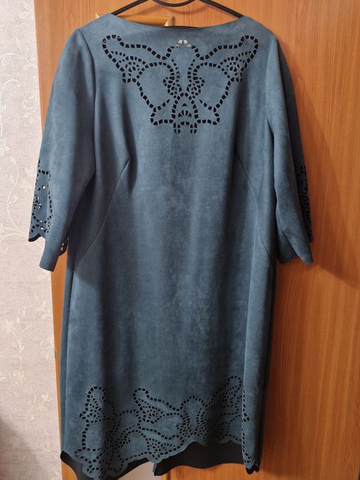 Платье из искусственной замши