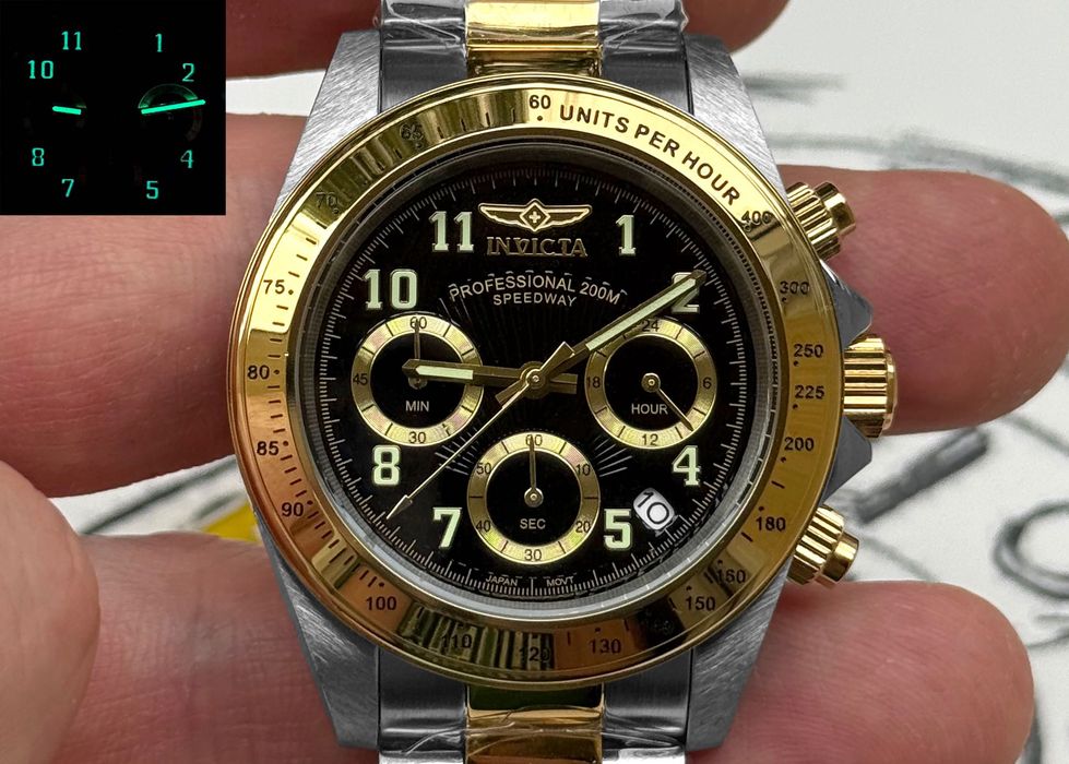 Чоловічий годинник INVICTA SPEEDWAY 17027 Chronograph 40 mm. 200 MT.