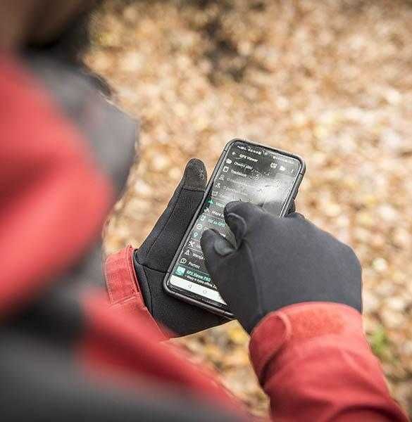 Helikon Tex TRACKER рукавички туристичні перчатки RK-TCO-RP тачскрин