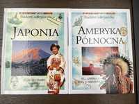 Książki seria Śladami odkrywców 2 tomy Japonia i Ameryka Północna