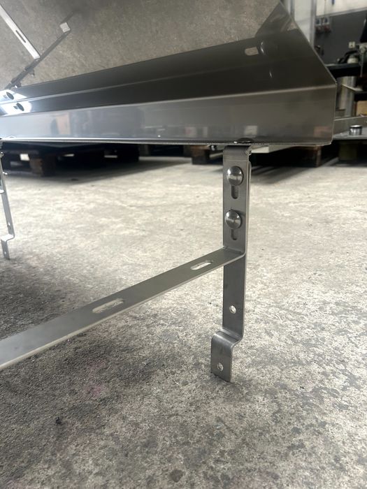 Osłona kominowa nowy, daszek kominowy, stal nierdzewna, na wymiar, VAT