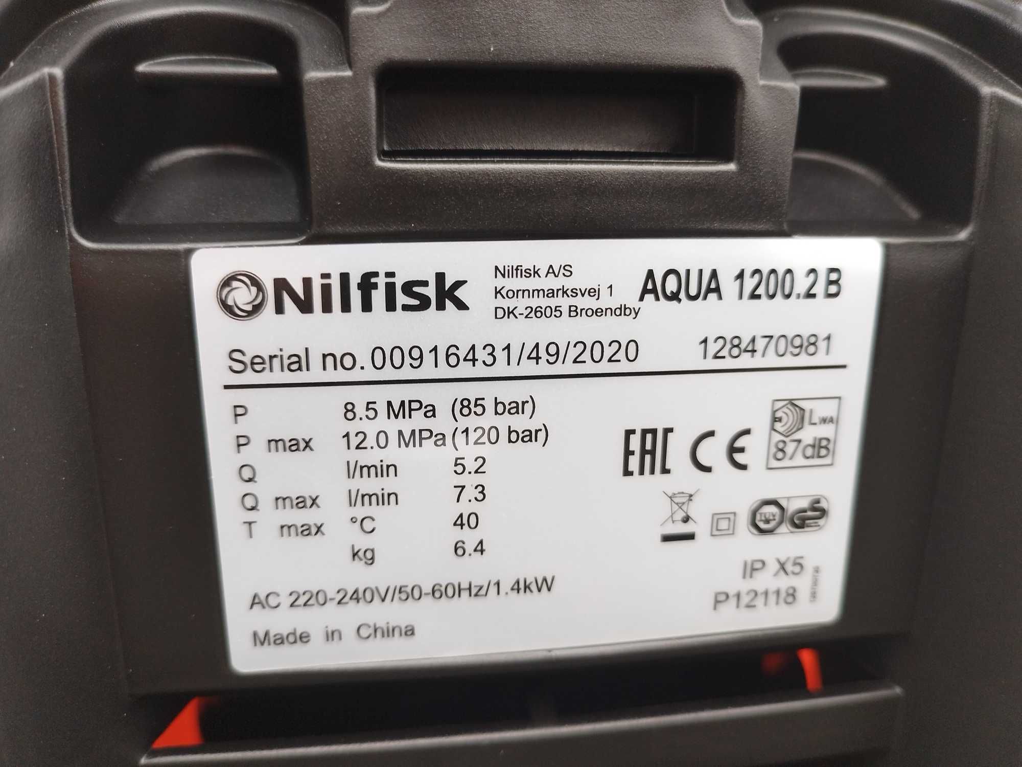 Myjka ciśnieniowa Nilfisk Wap Aqua 1200.2 B *OKAZJA aluminiowa pompa