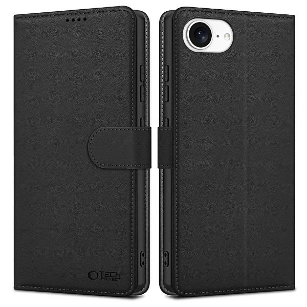 Tech-Protect Wallet Iphone Se 4/2025 Matte Black