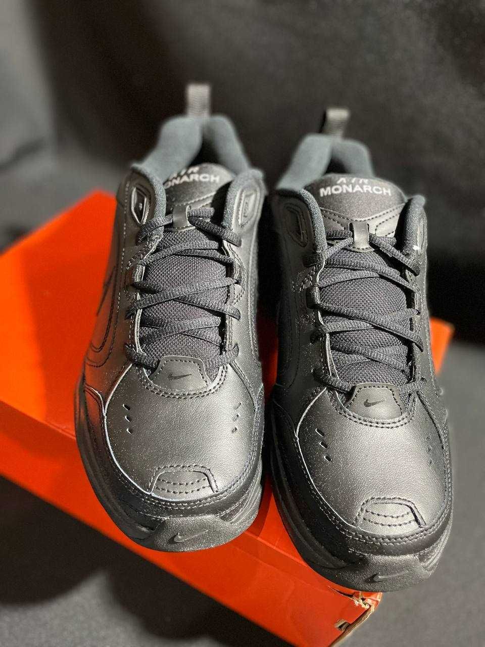 кроссовки Nike Air Monarch IV оригинал чёрные