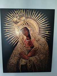 Piękna ikona przedstawiająca Matkę Boską Ostrobramską