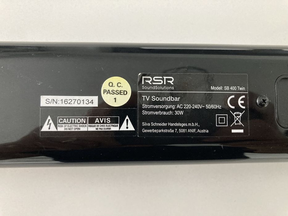 Sistema de som RSR 400W