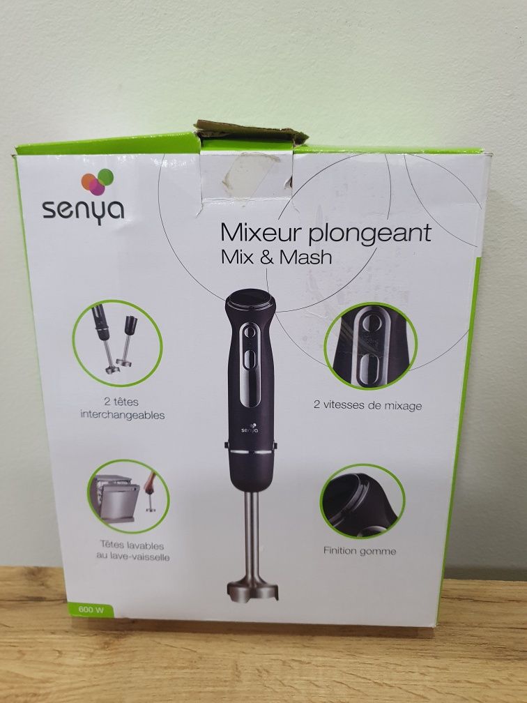 Blender ręczny Senya Mix & Mash 600 W czarny