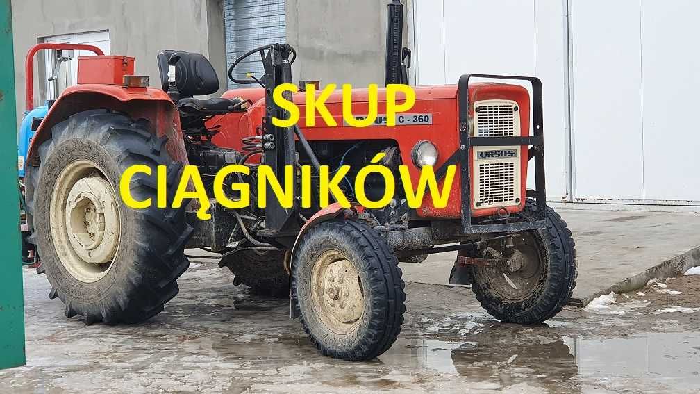 Skup ciągników rolniczych c330, c360, zetor ursus mf-255