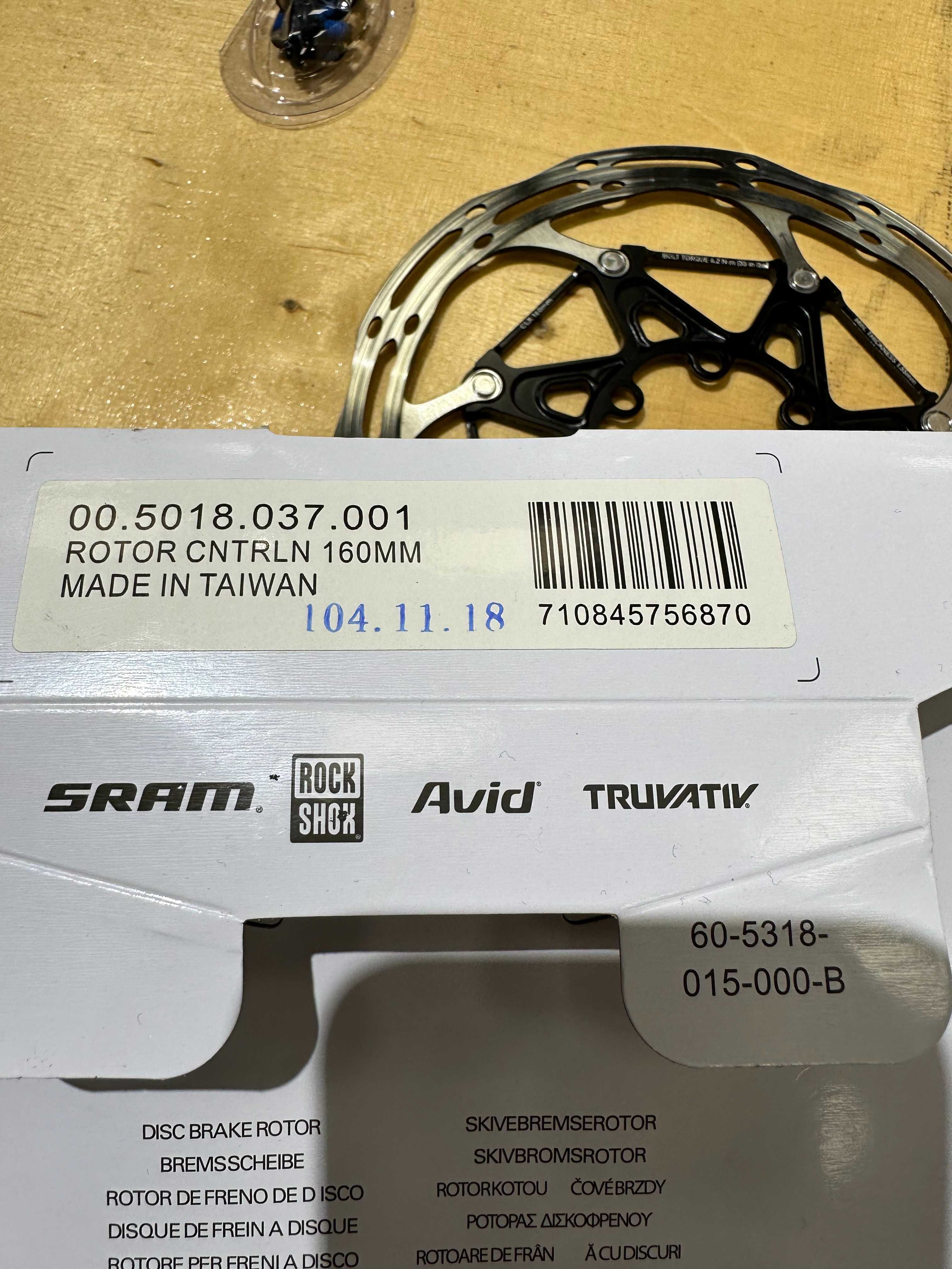 Тормозний гальмівний диск SRAM CLX 160мм майже новий