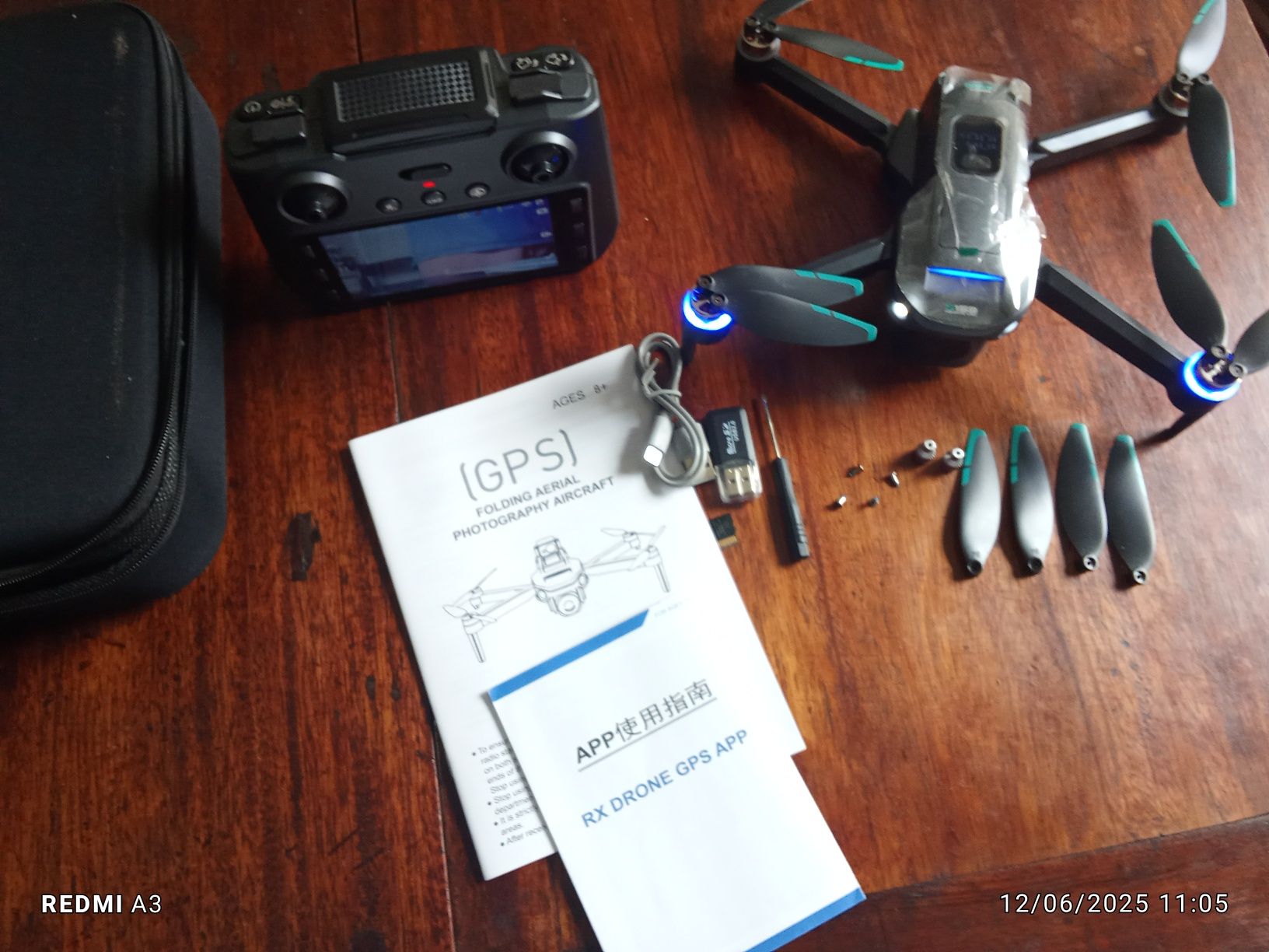 Drone novo S159 GPS 8K HD ecrã de câmaras