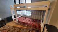 Дитяче двоповерхове ліжко + матрац
