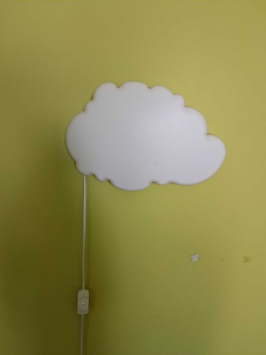 Лампа на стіну, нічник Хмаринка, Ікеа