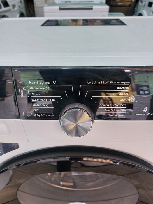 Вузька пральна машина з сушкою 2в1 пралка сушка Koenic 8/6кг