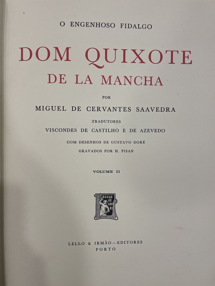 Livro Dom Quixote de la Mancha