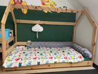 Łóżko domek 160x80 z materacem