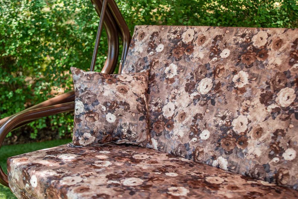 Акція! Садовые Качели "Сандра" Раскладные с крышей. Качеля Гойдалка