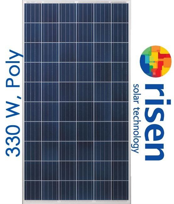 Сонячні панелі батареї Risen 330w, 290w 270w  Солнечные панели батареи