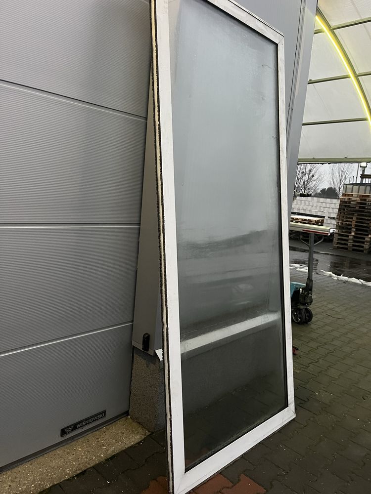 Drzwi aluminiowe 2 szt automatyczne 115x266 - 2szt