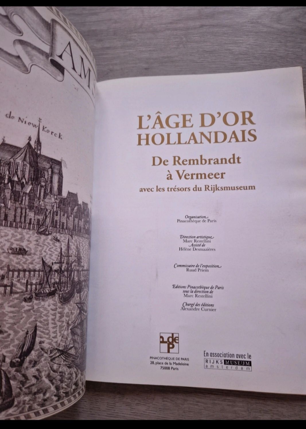 Livre "L'Âge D'Or Hollandais ; De Rembrandt À Vermeer ; Avec Les Tréso