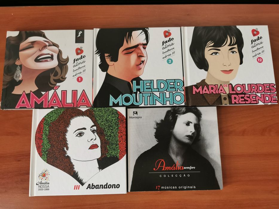 Fado Alma Lusitana(CD's)Amália Rodrigues/Hélder Moutinho/Maria Lourdes