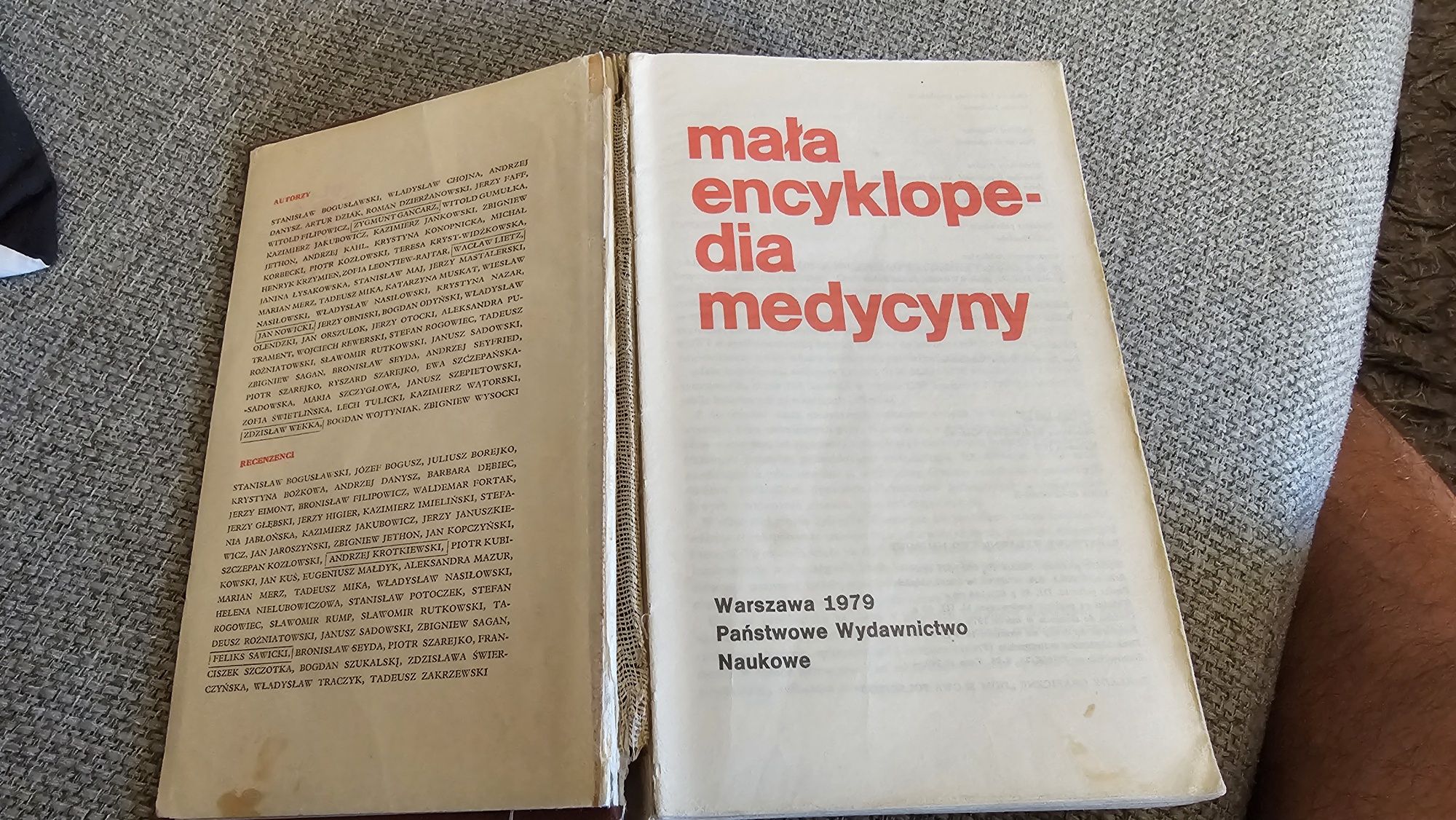 Mała encyklopedia medycyny PWN 1979