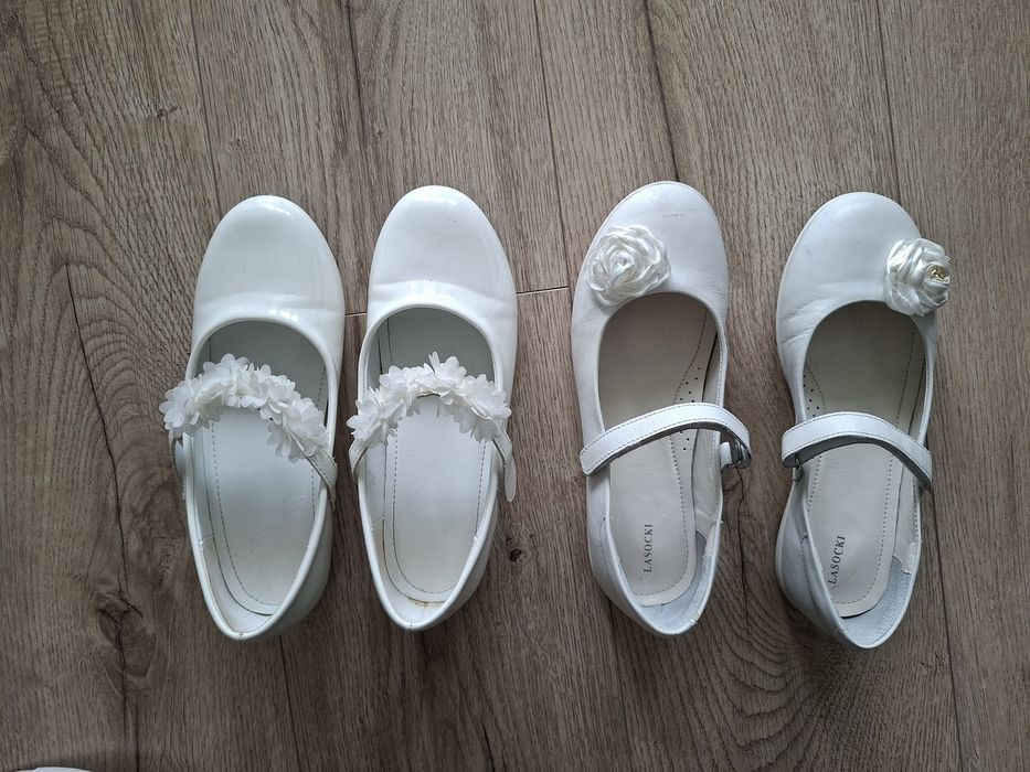Białe pantofelki rozm. 35