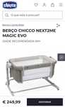 Berco da chicco next to me magic