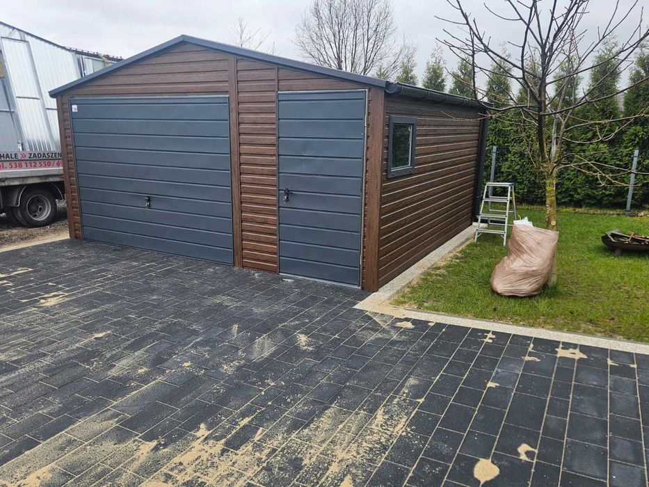 Garaż blaszak 6x5 dwuspad Magazyn wiata Hala Producent 6x8 5x7 7x7 6x6