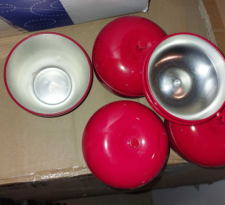 Szklane  dekoracyjny świeczniki na świece zapachowe - jak nowe