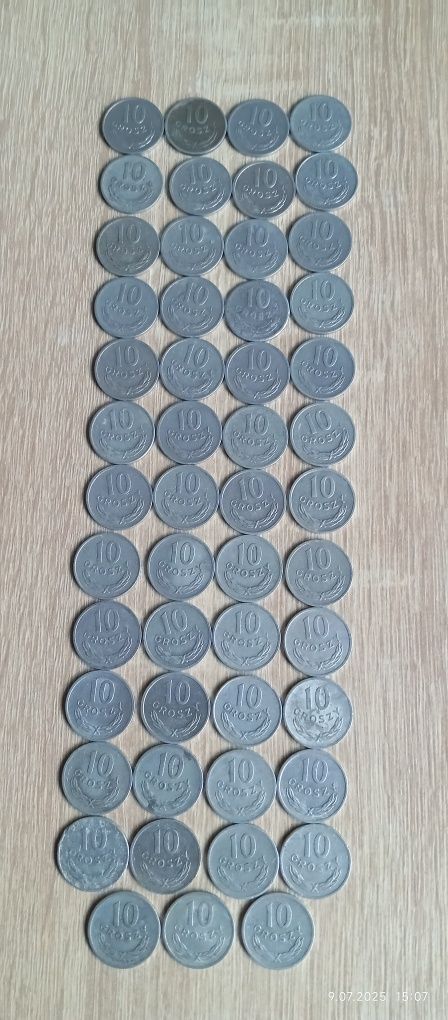 Stare monety 10 groszy PRL-u