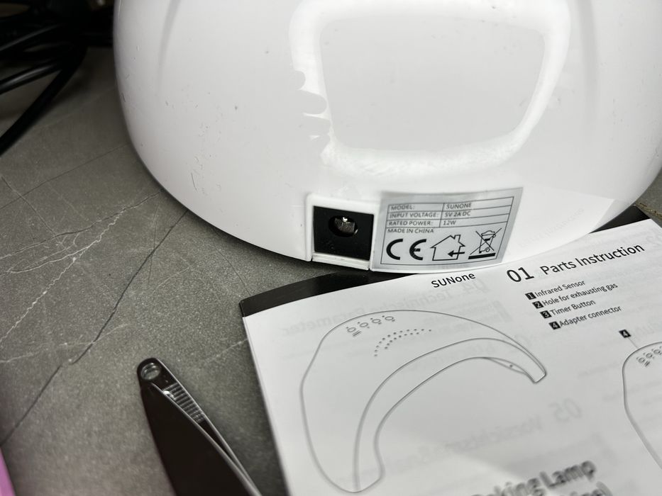 Sunone lampa uv zestaw jak na zdjeciu