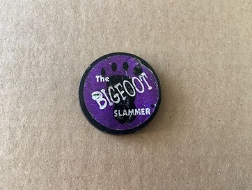 The Bigfoot Slammer - metal tazo, tazos, żeton, zbijak, lata 90/2000