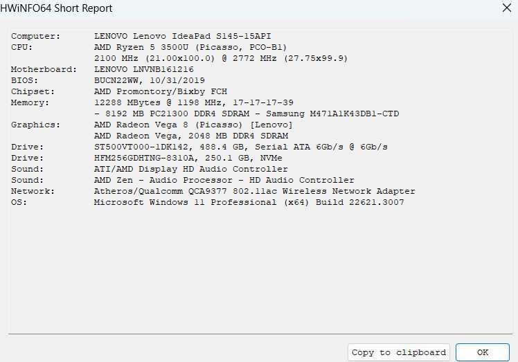 Lenovo ideapad I 15.6" FHD I Ryzen 5 3500U I Vega 8 [2gb] ssd + hhd