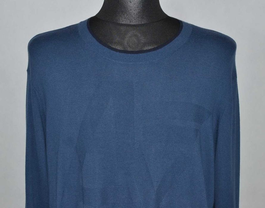 ARMANI EXCHANGE AX Sweter Męski XXL Bawełna Kaszmir Oryginalny