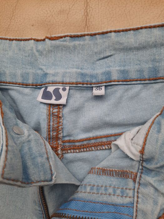 Calças de ganga clara