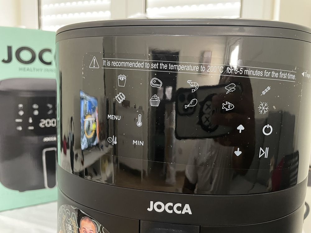 Air Fryer Jocca 4L 1400W – Nova, na Caixa!