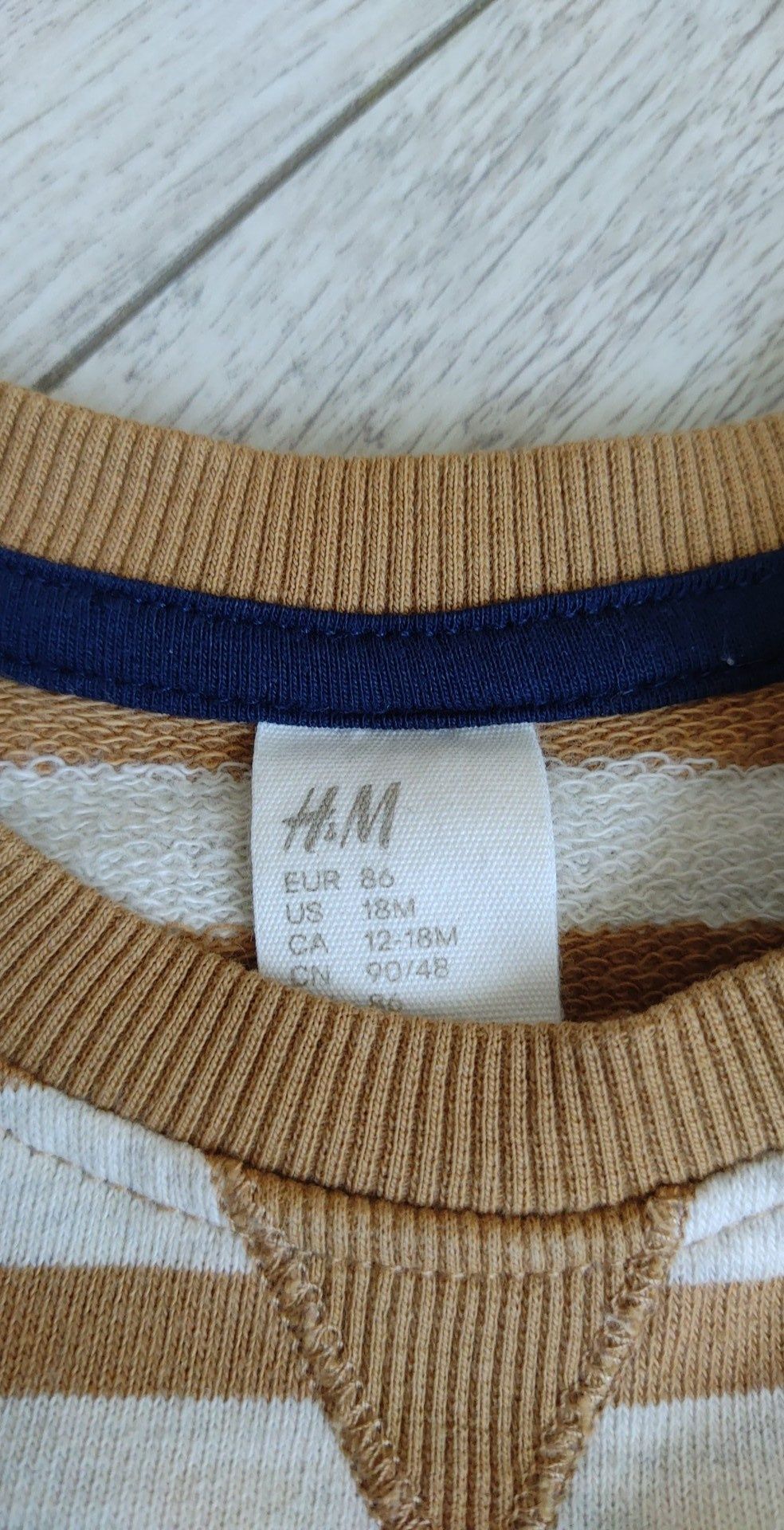 H&M 86 zestaw polar dres spodnie body nowa bluza