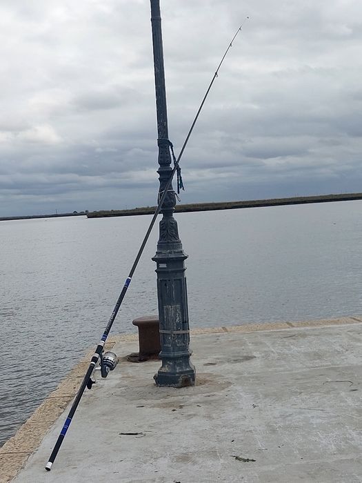 Black Friday . Conjunto cana de pesca Vega 4.50 telescópia mais carret