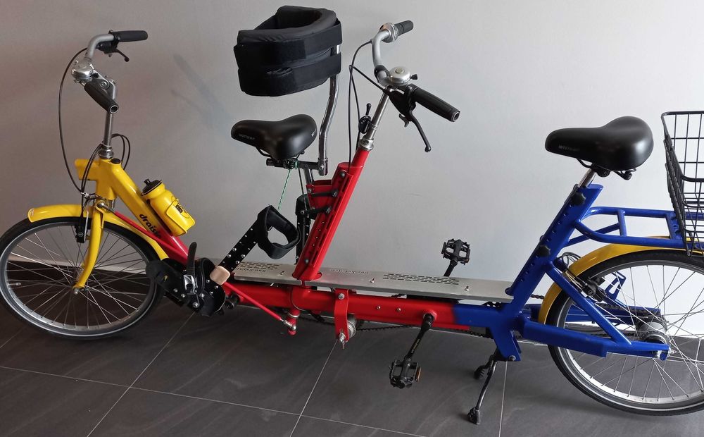 Draisin Lotse rower tandem rehabilitacyjny 24"
