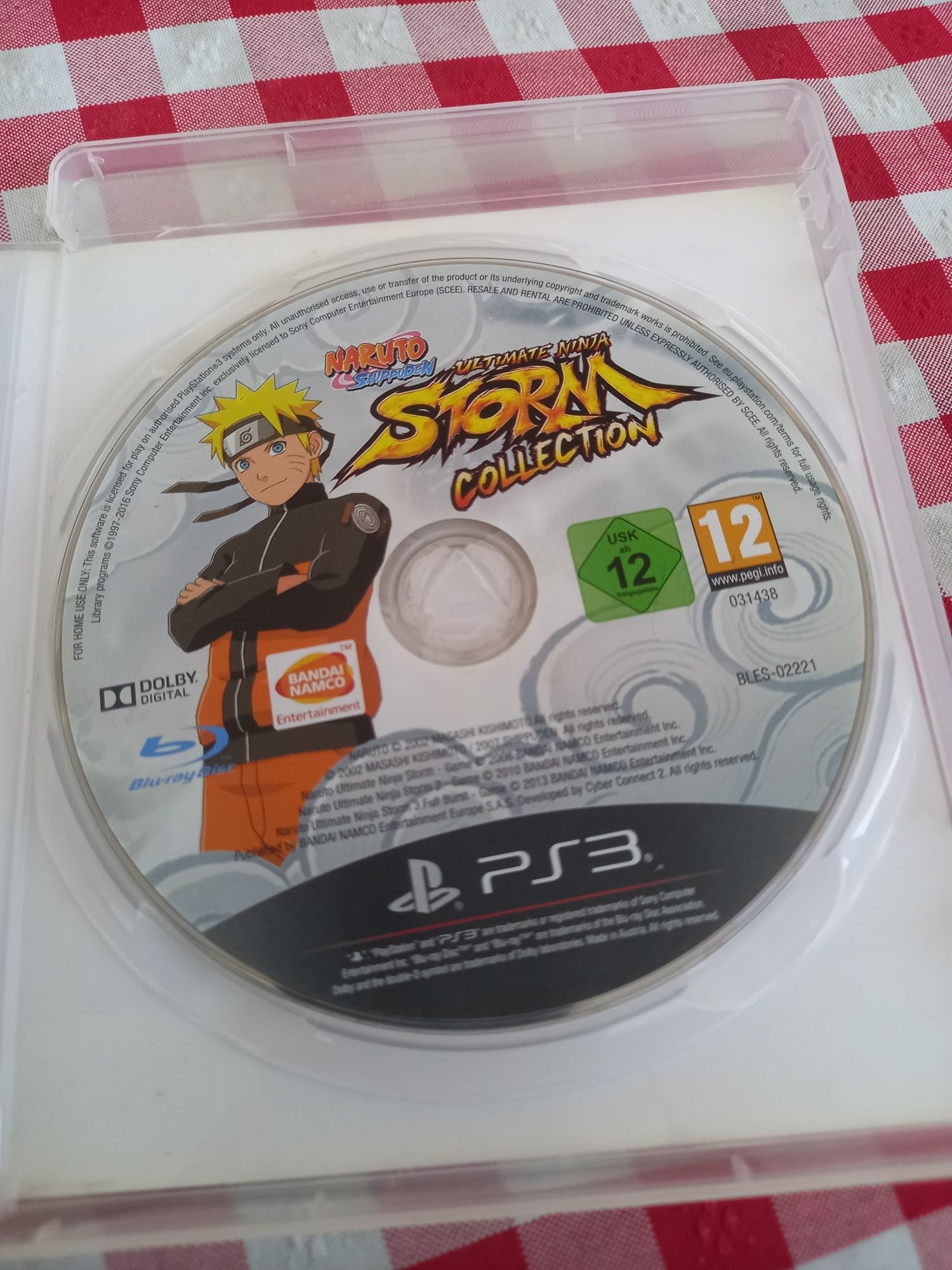 Jogo naruto ps3 como novo