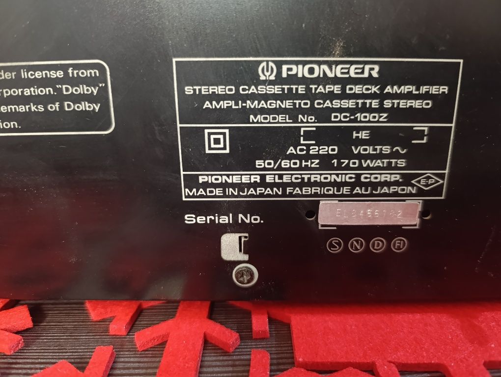 Tuner Pioneer wzmacniacz